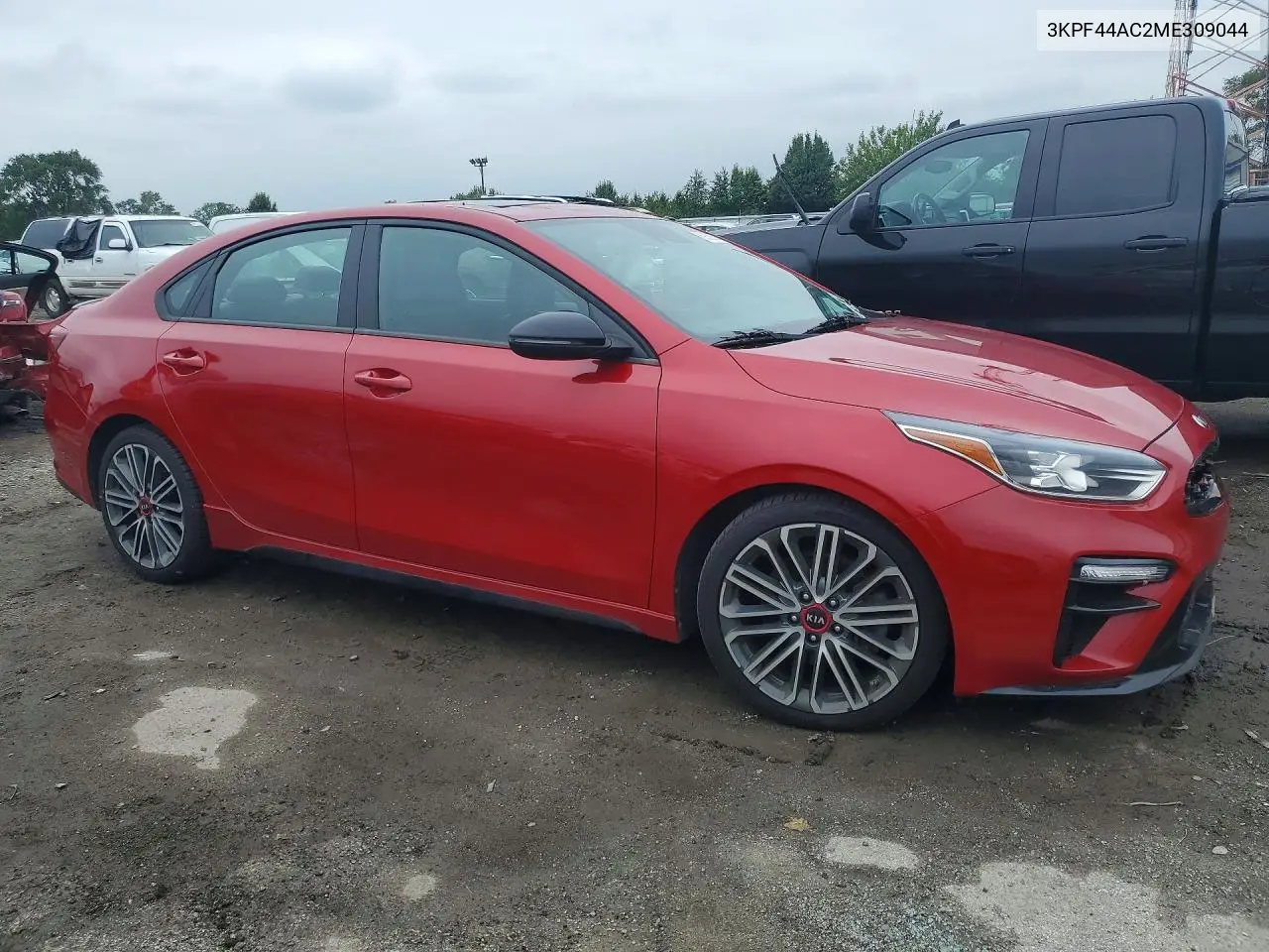 2021 KIA FORTE VIN 3KPF44AC2ME309044 — фото 4