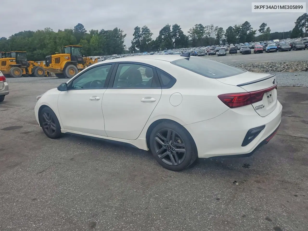 2021 KIA FORTE VIN 3KPF34AD1ME305899 — фото 2