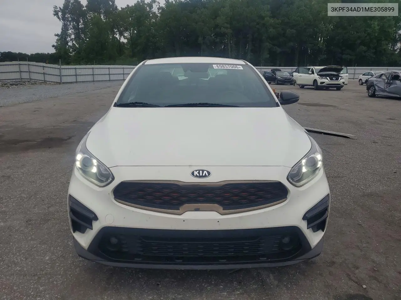 2021 KIA FORTE VIN 3KPF34AD1ME305899 — фото 5