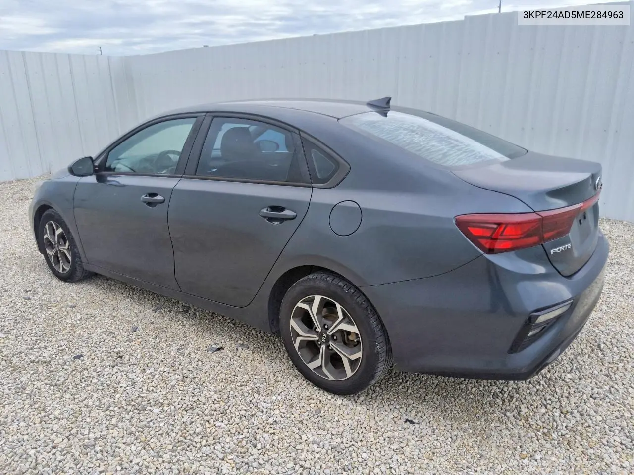 2021 KIA FORTE VIN 3KPF24AD5ME284963 — фото 2