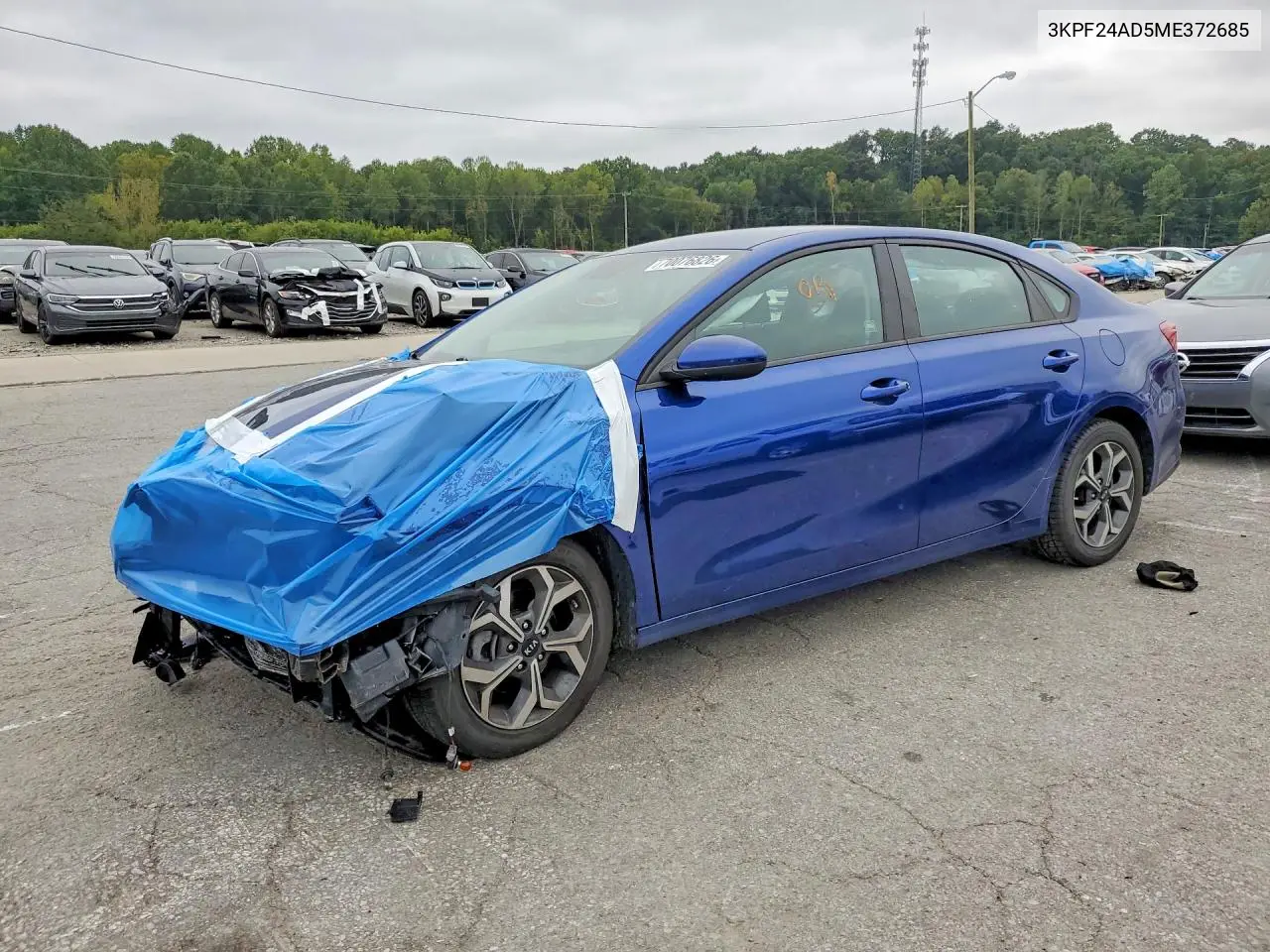 KIA FORTE 2021, VIN 3KPF24AD5ME372685
