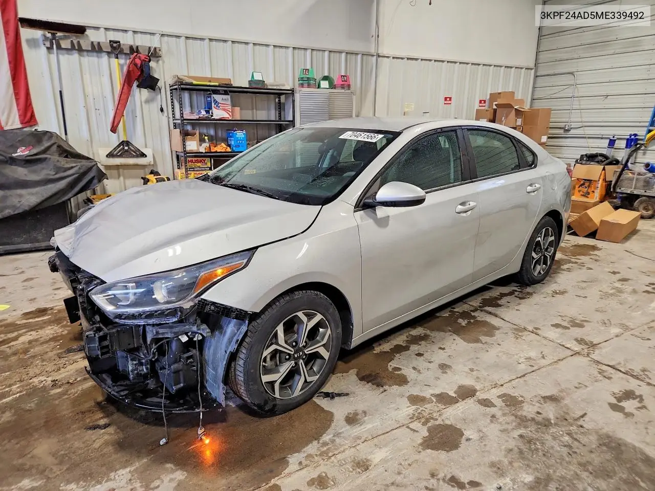 KIA FORTE 2021, VIN 3KPF24AD5ME339492