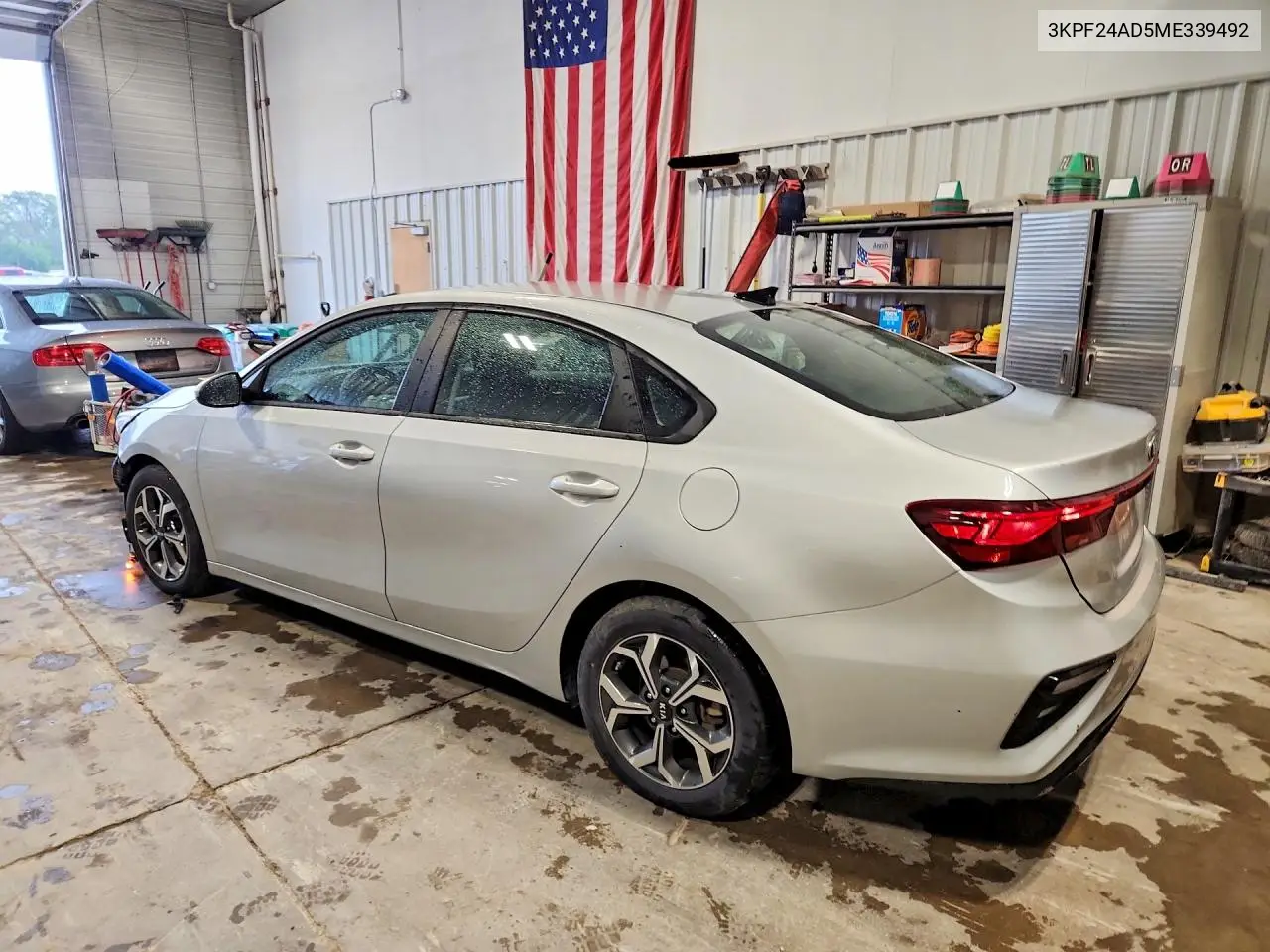 2021 KIA FORTE VIN 3KPF24AD5ME339492 — фото 2