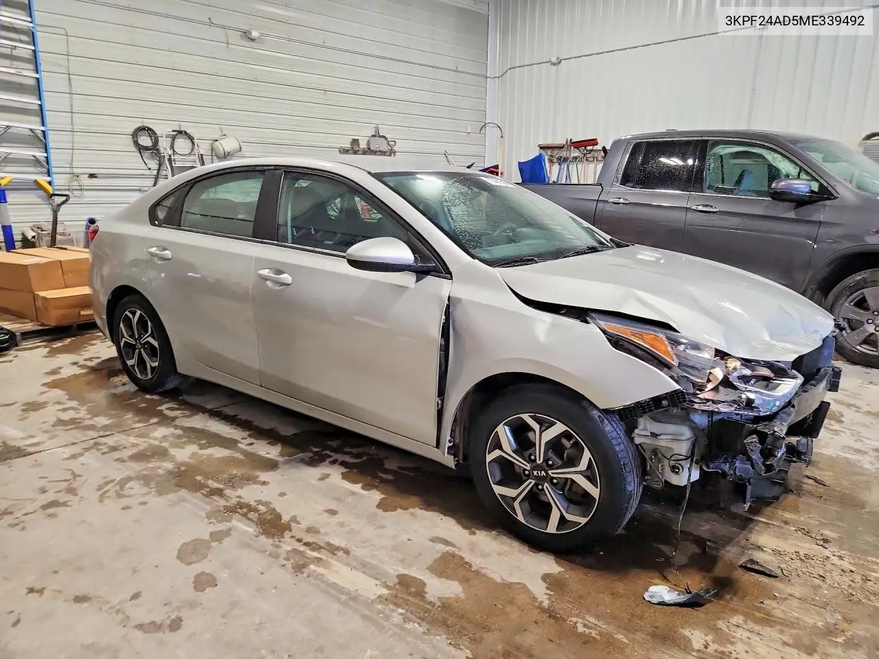 2021 KIA FORTE VIN 3KPF24AD5ME339492 — фото 4
