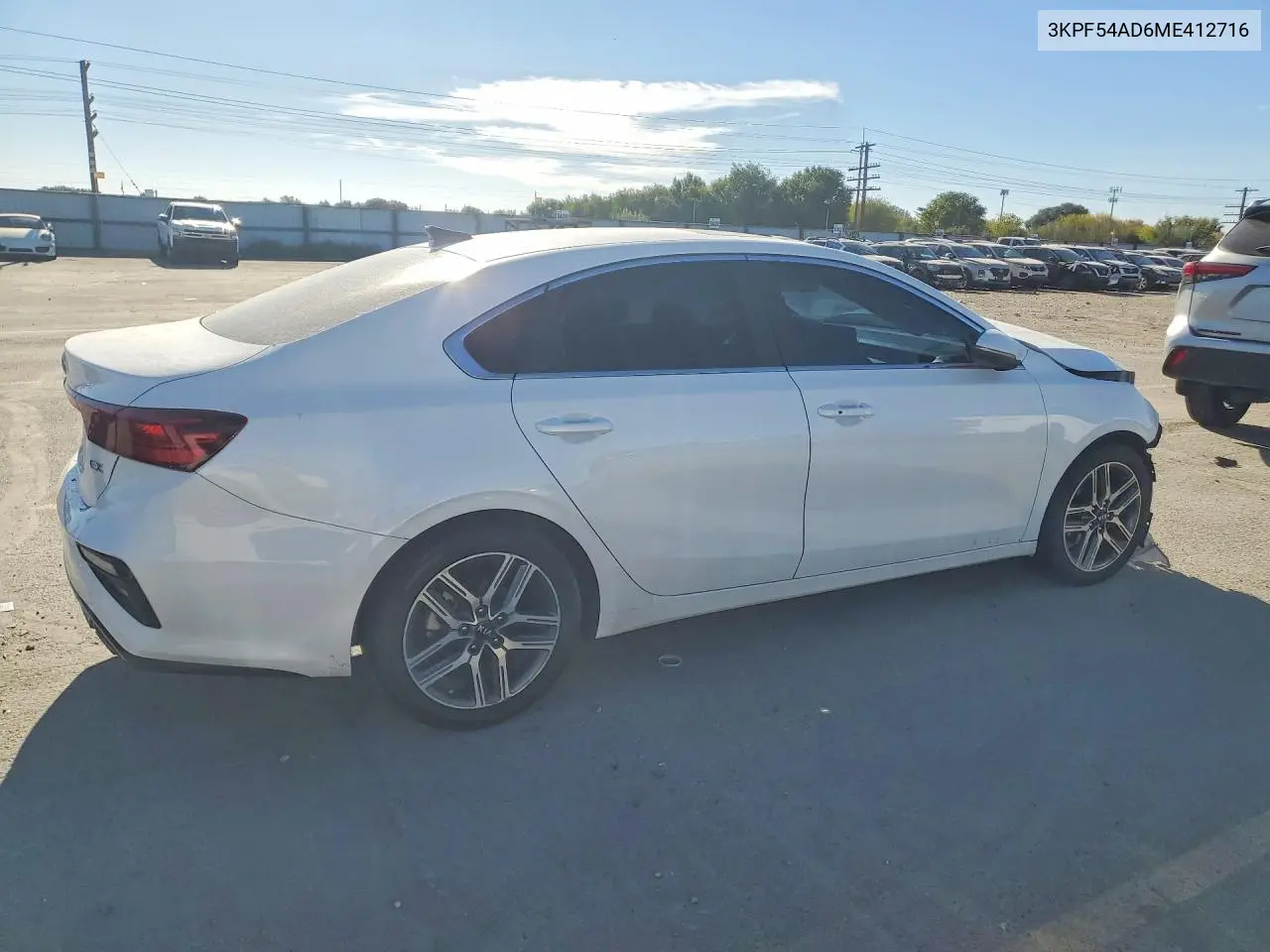 2021 KIA FORTE VIN 3KPF54AD6ME412716 — фото 3