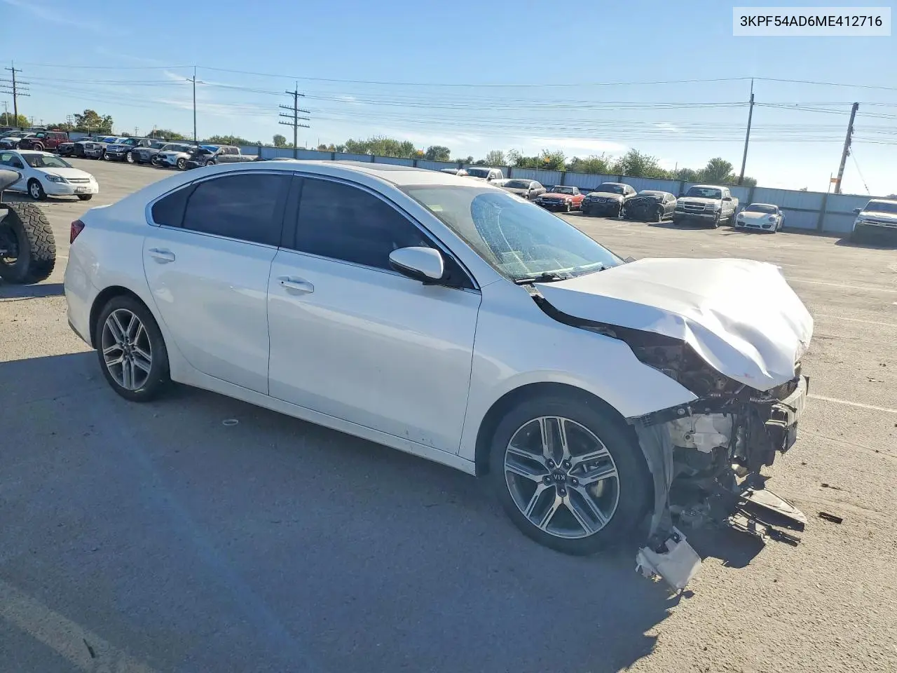 2021 KIA FORTE VIN 3KPF54AD6ME412716 — фото 4