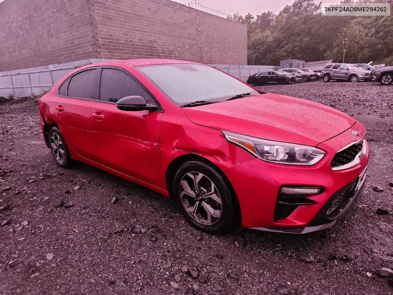 2021 KIA FORTE VIN 3KPF24AD8ME284262 — фото 4