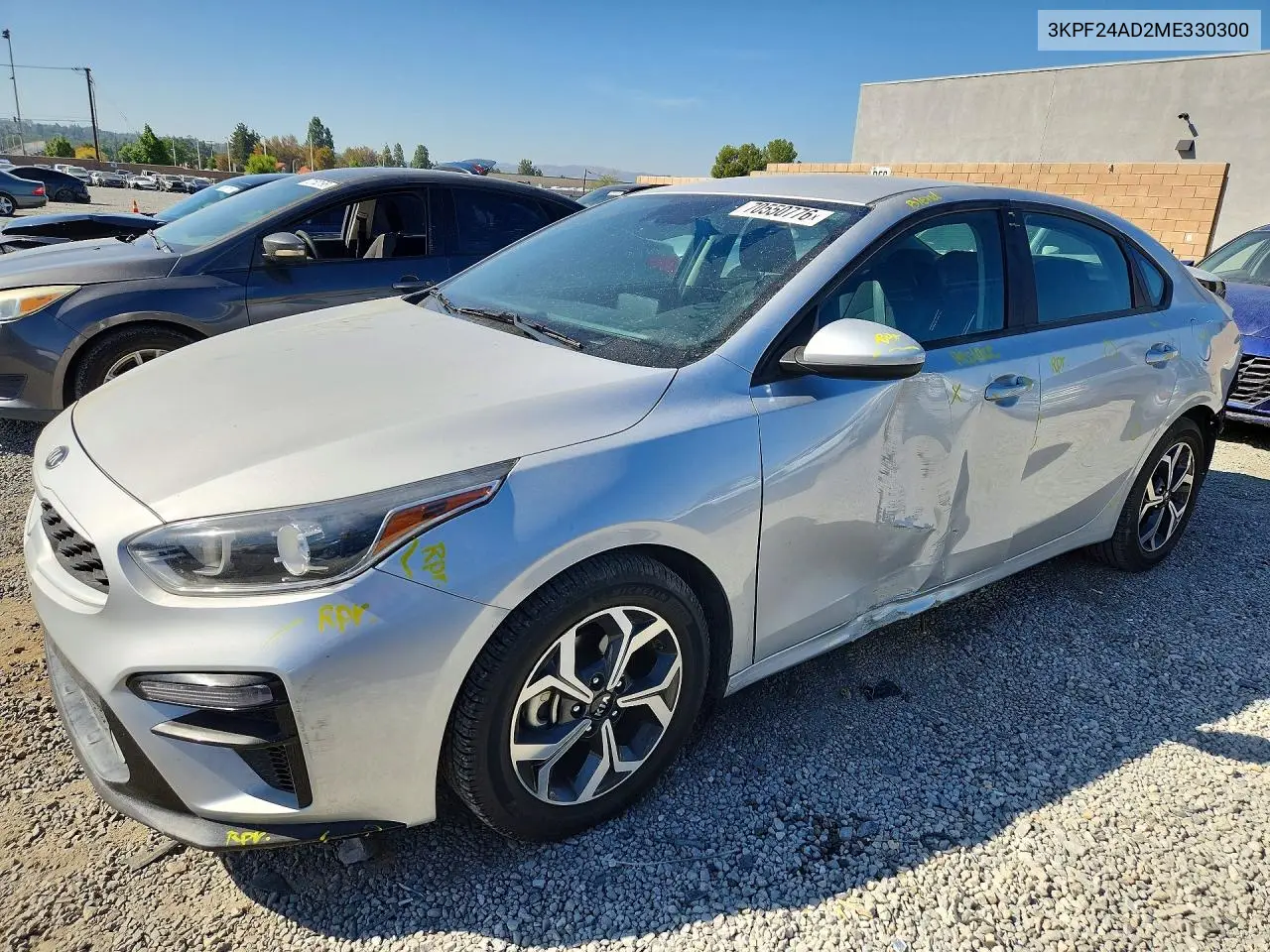 KIA FORTE 2021, VIN 3KPF24AD2ME330300