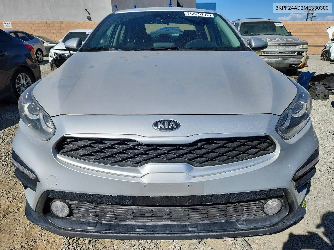 2021 KIA FORTE VIN 3KPF24AD2ME330300 — фото 5