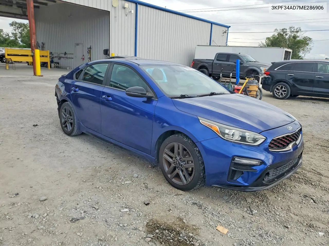 2021 KIA FORTE VIN 3KPF34AD7ME286906 — фото 4