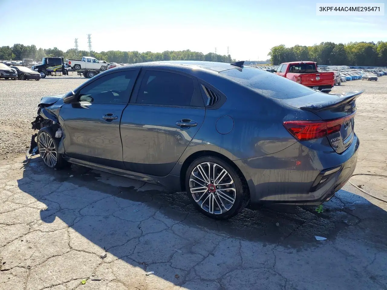 2021 KIA FORTE VIN 3KPF44AC4ME295471 — фото 2