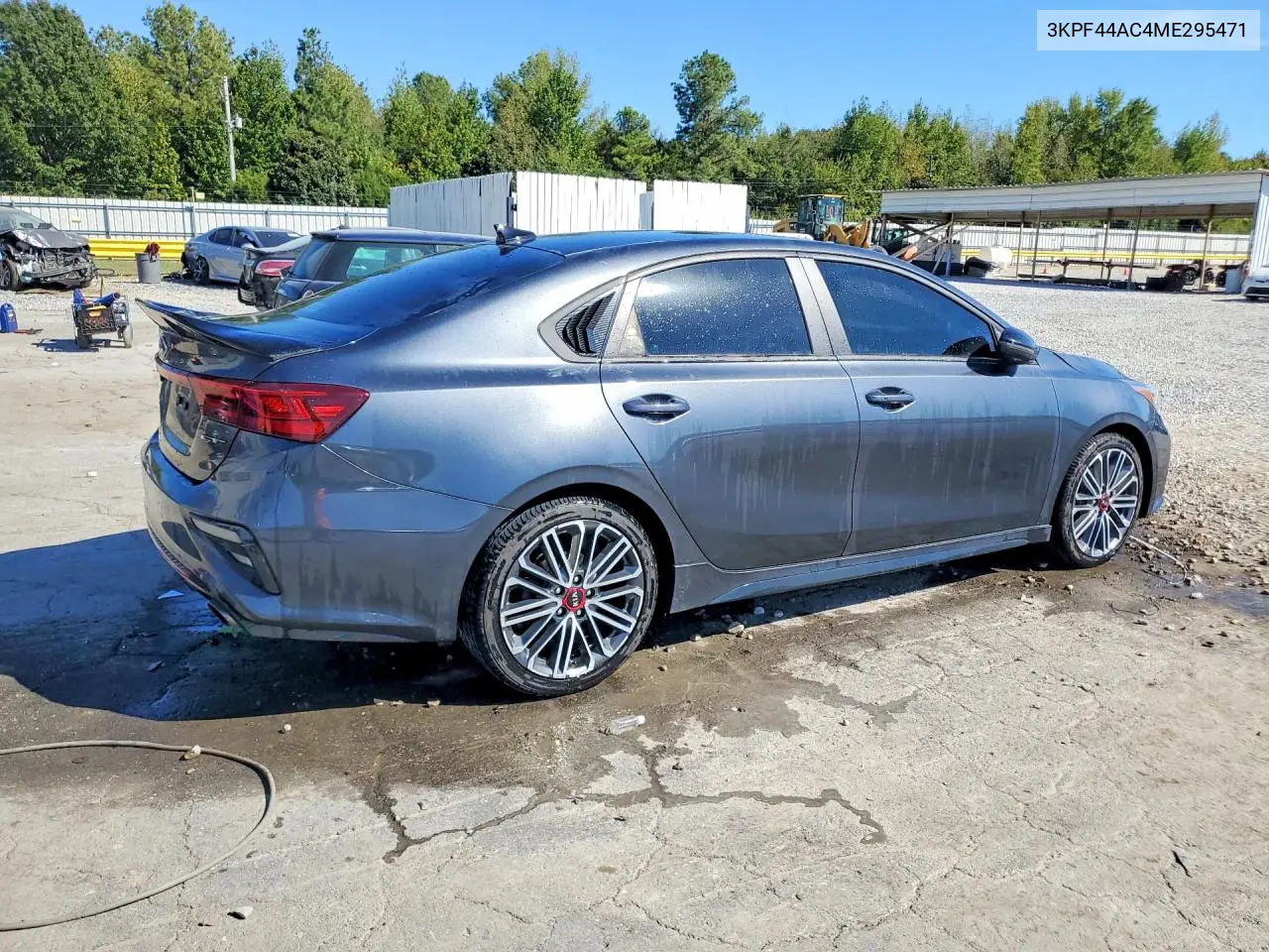 2021 KIA FORTE VIN 3KPF44AC4ME295471 — фото 3
