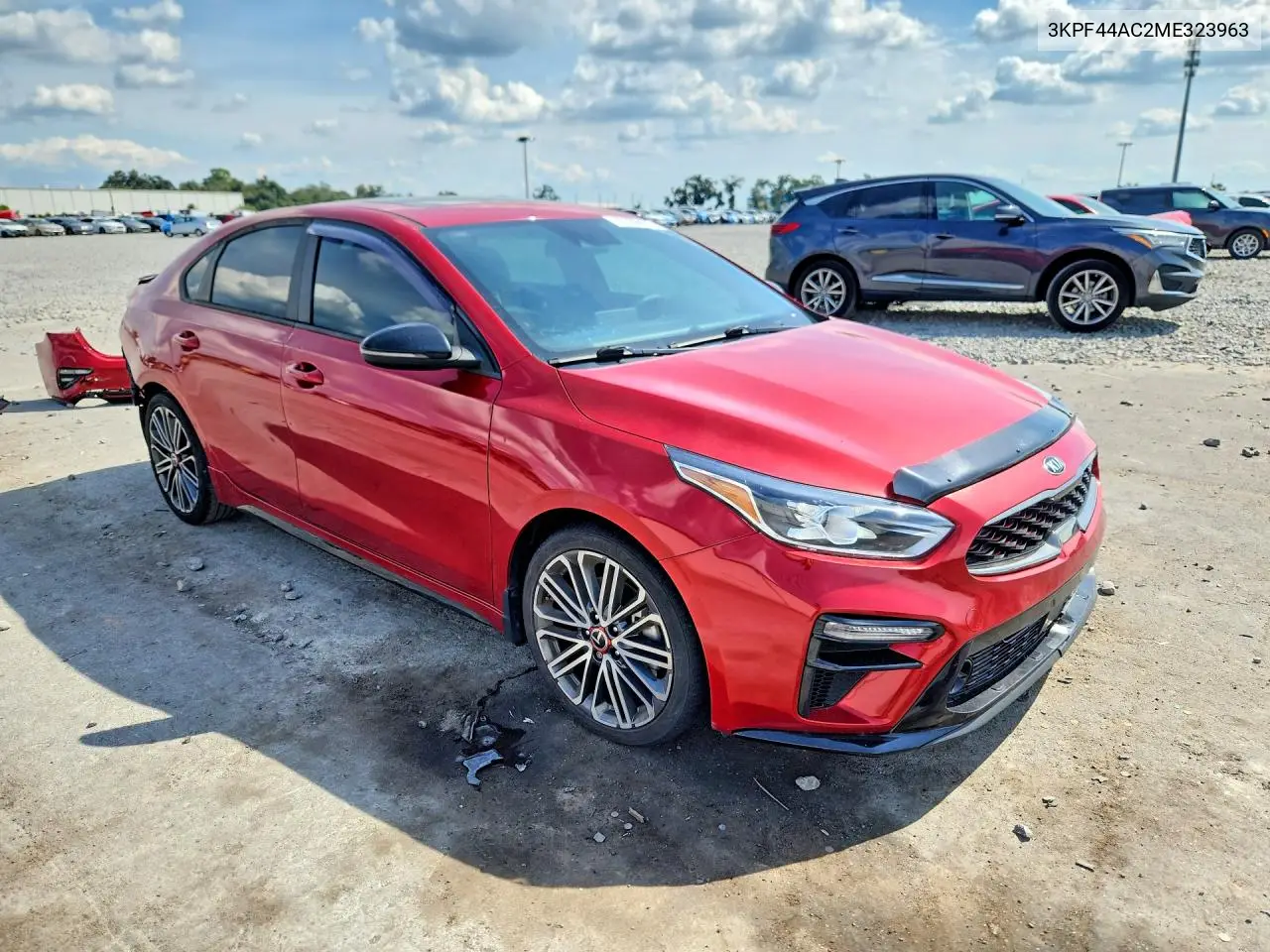 2021 KIA FORTE VIN 3KPF44AC2ME323963 — фото 4