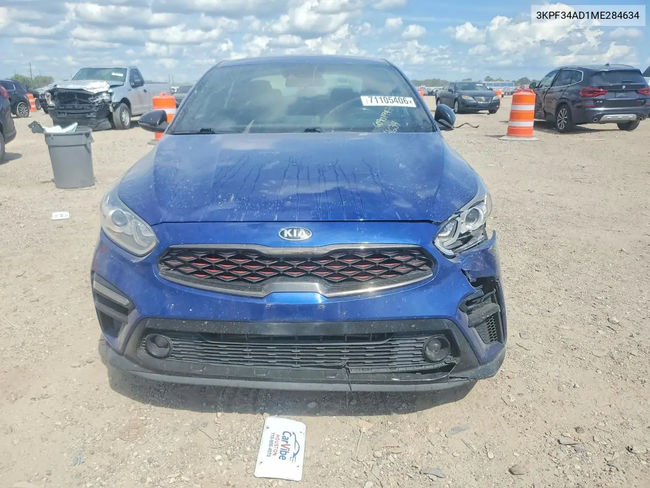 2021 KIA FORTE VIN 3KPF34AD1ME284634 — фото 5