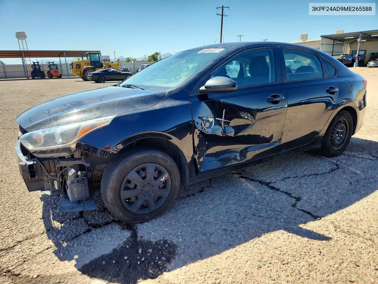 KIA FORTE 2021, VIN 3KPF24AD9ME265588