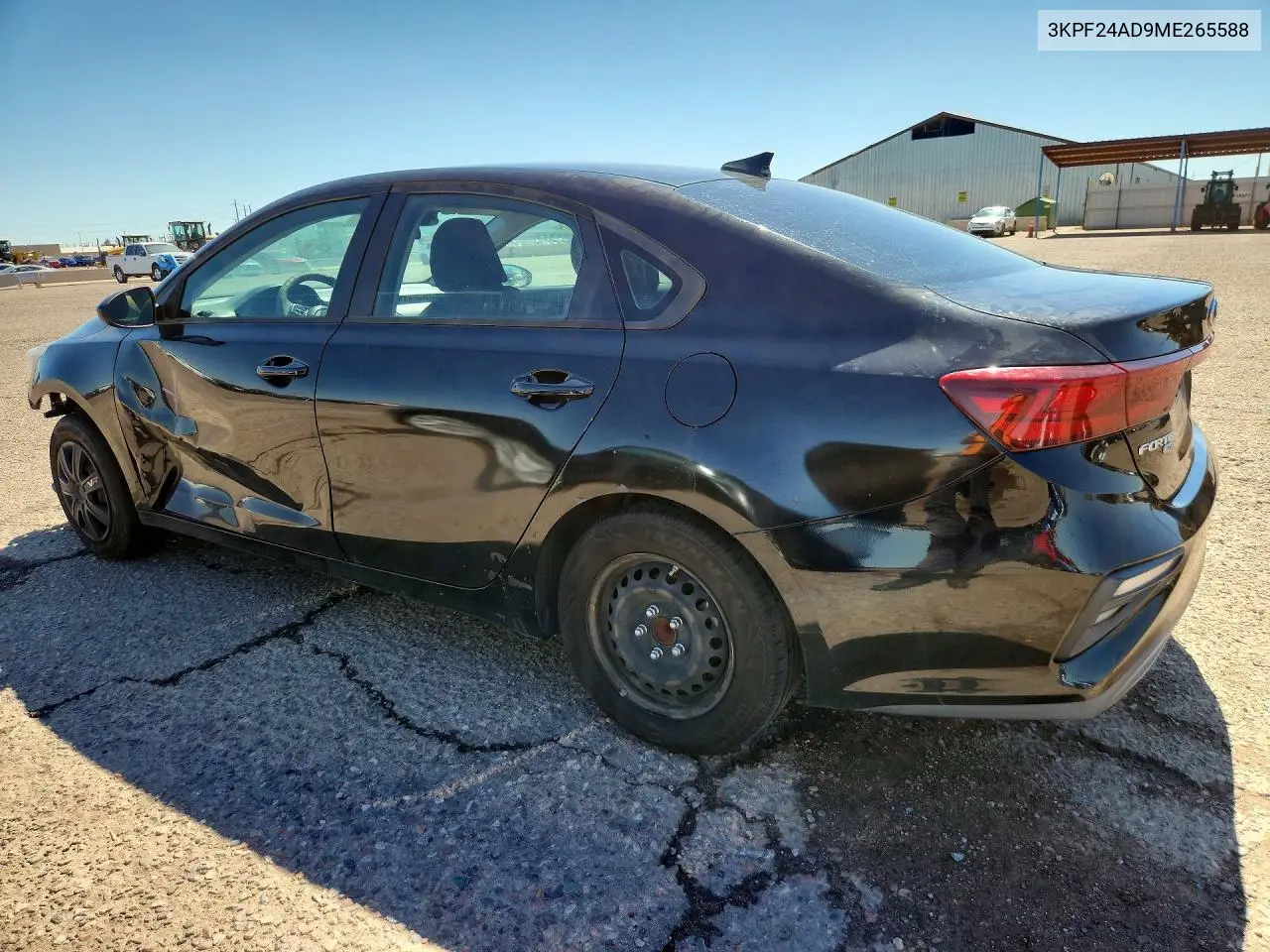 2021 KIA FORTE VIN 3KPF24AD9ME265588 — фото 2