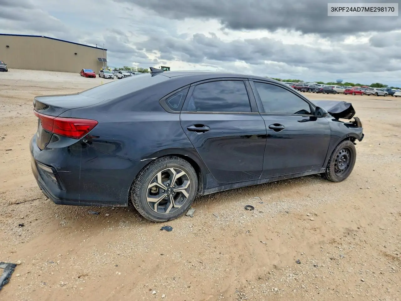 2021 KIA FORTE VIN 3KPF24AD7ME298170 — фото 3