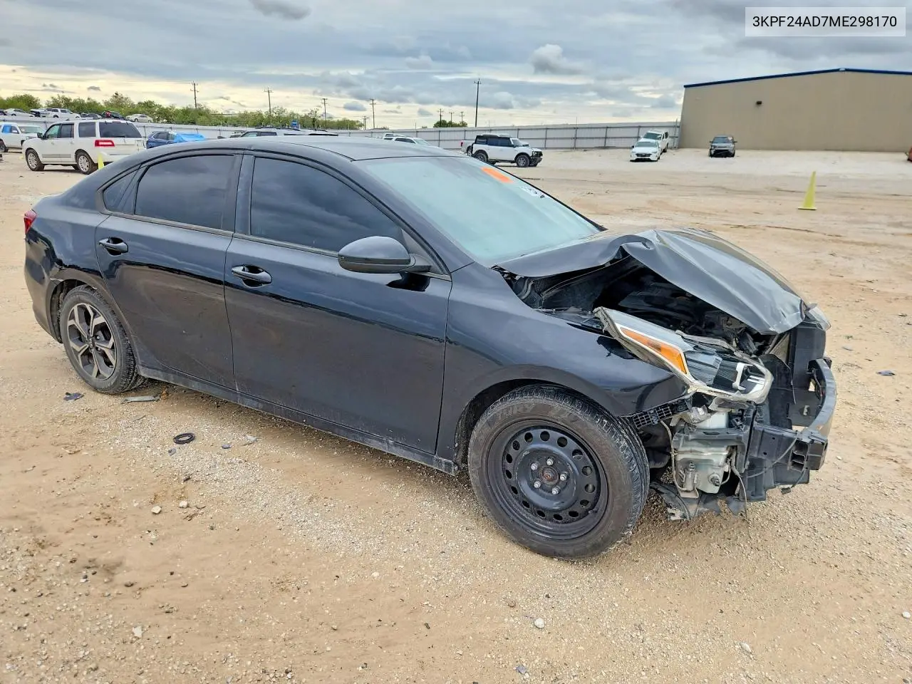 2021 KIA FORTE VIN 3KPF24AD7ME298170 — фото 4