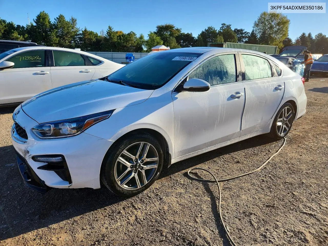 KIA FORTE 2021, VIN 3KPF54ADXME350186