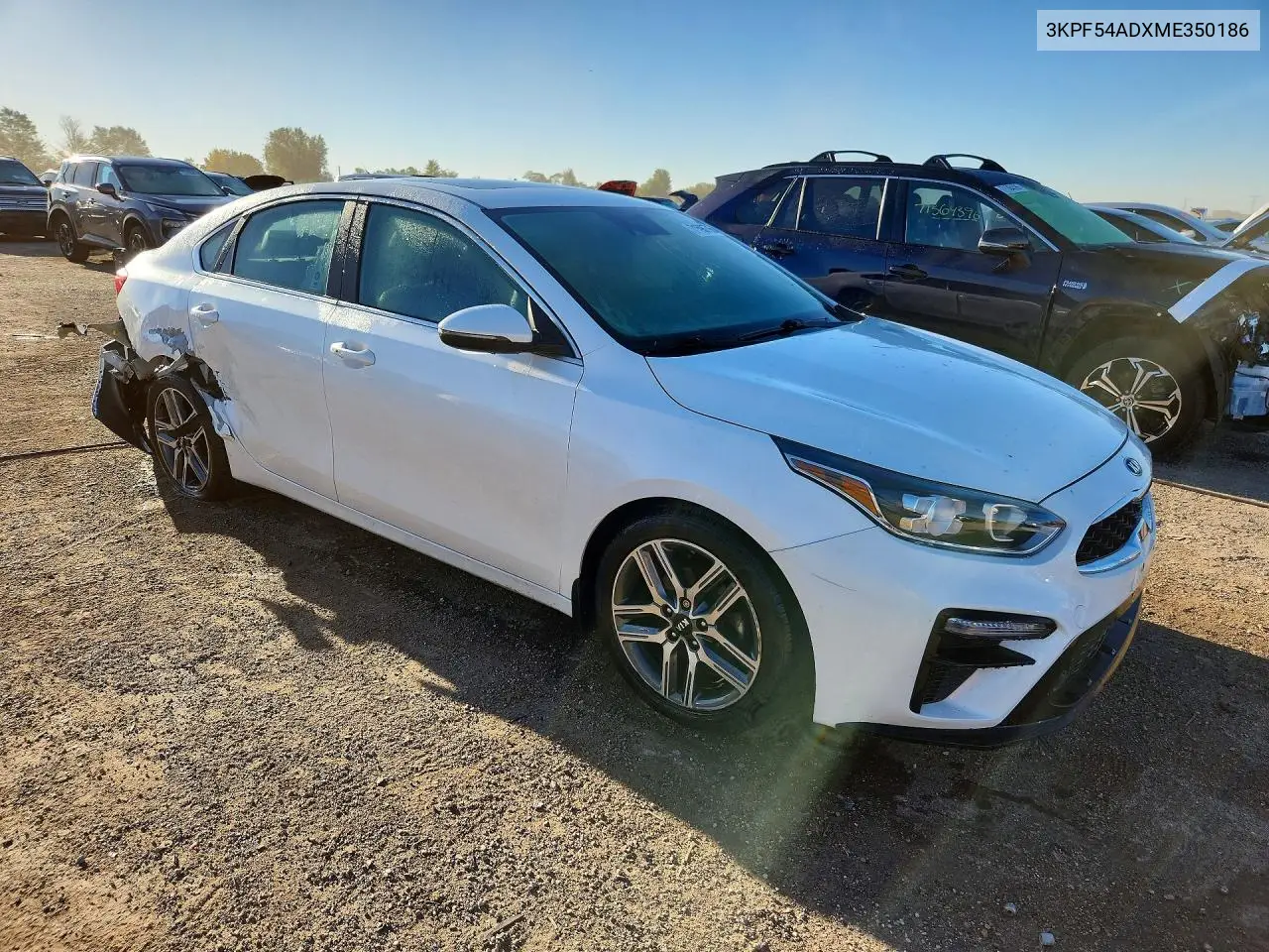 2021 KIA FORTE VIN 3KPF54ADXME350186 — фото 4