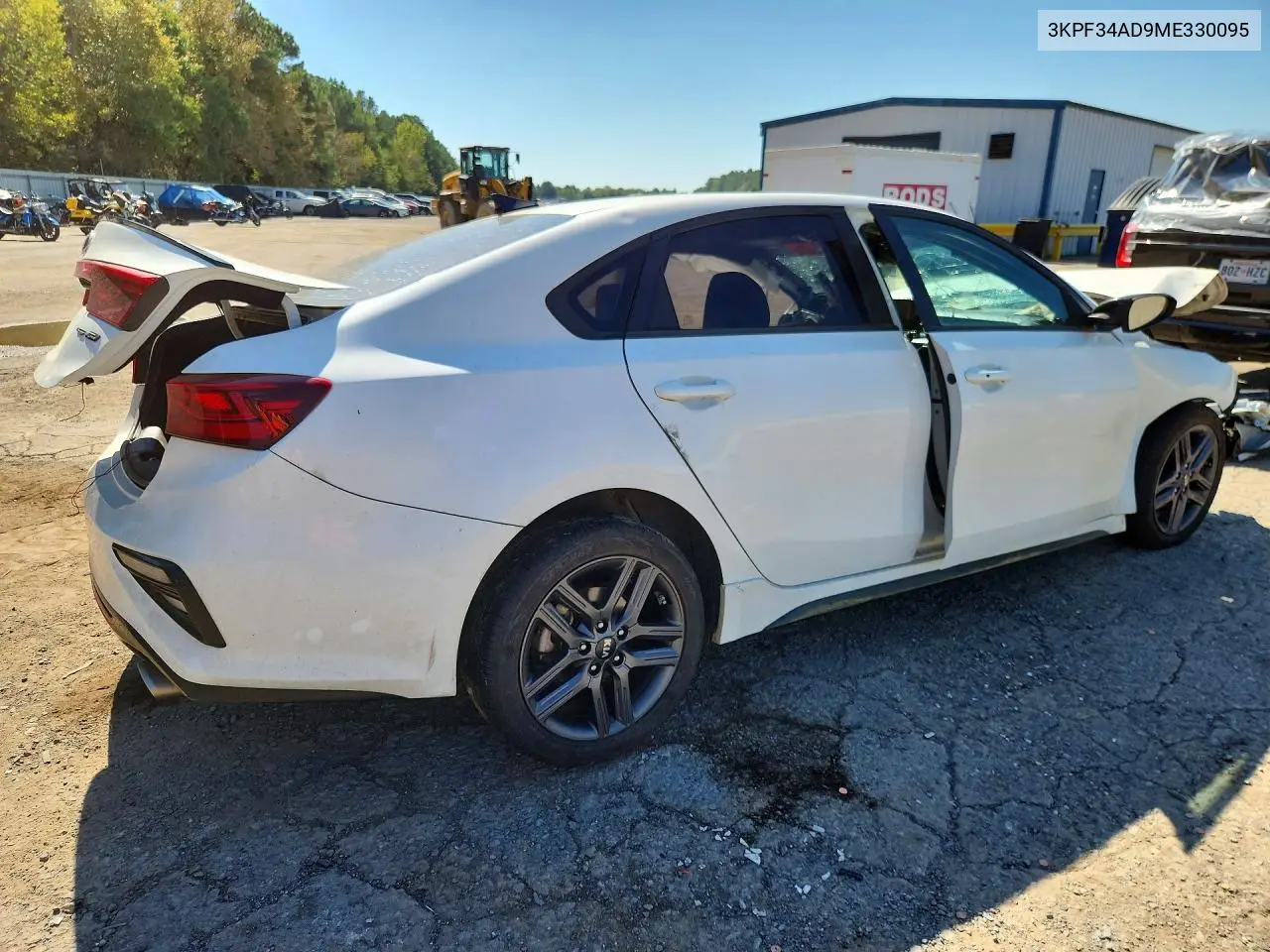 2021 KIA FORTE VIN 3KPF34AD9ME330095 — фото 3