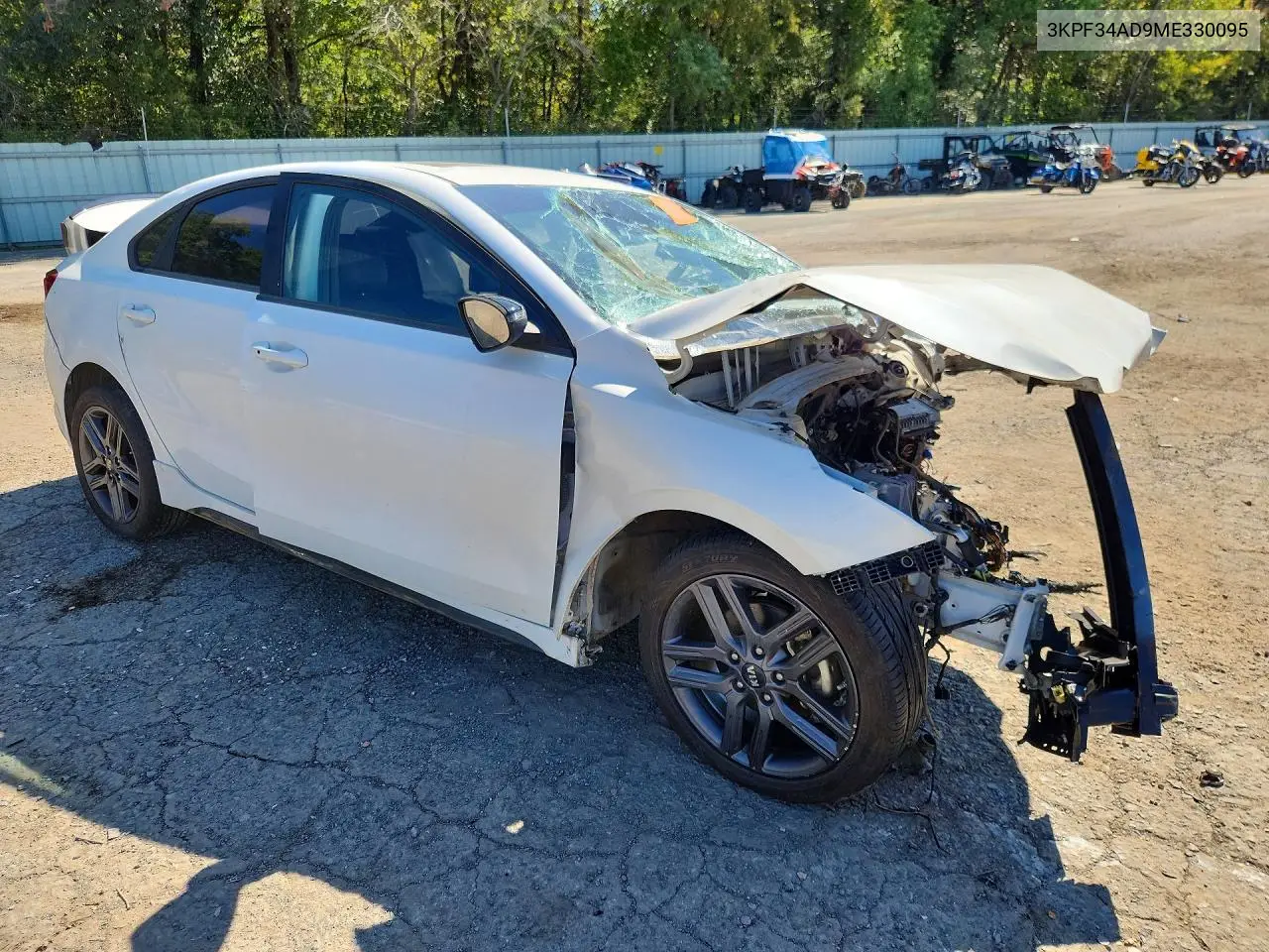 2021 KIA FORTE VIN 3KPF34AD9ME330095 — фото 4