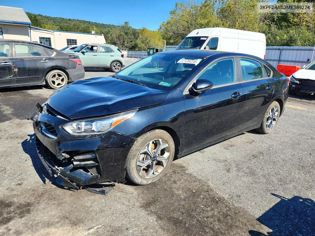 KIA FORTE 2021, VIN 3KPF24AD3ME389274
