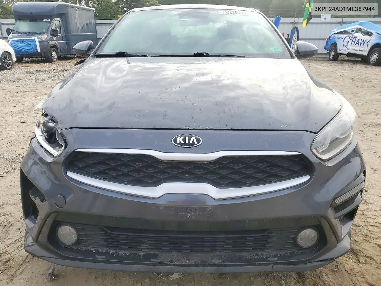 2021 KIA FORTE VIN 3KPF24AD1ME387944 — фото 5