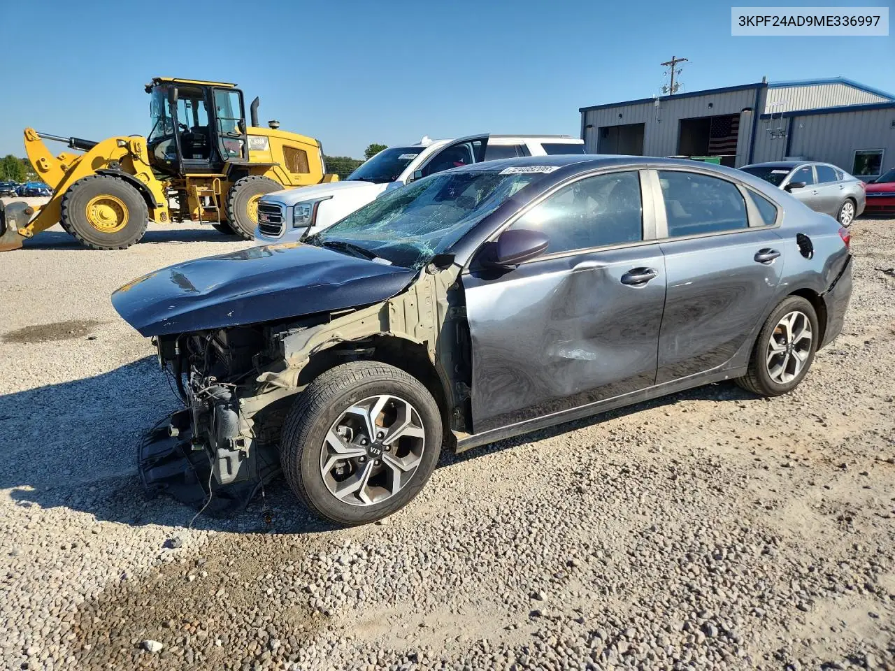 KIA FORTE 2021, VIN 3KPF24AD9ME336997