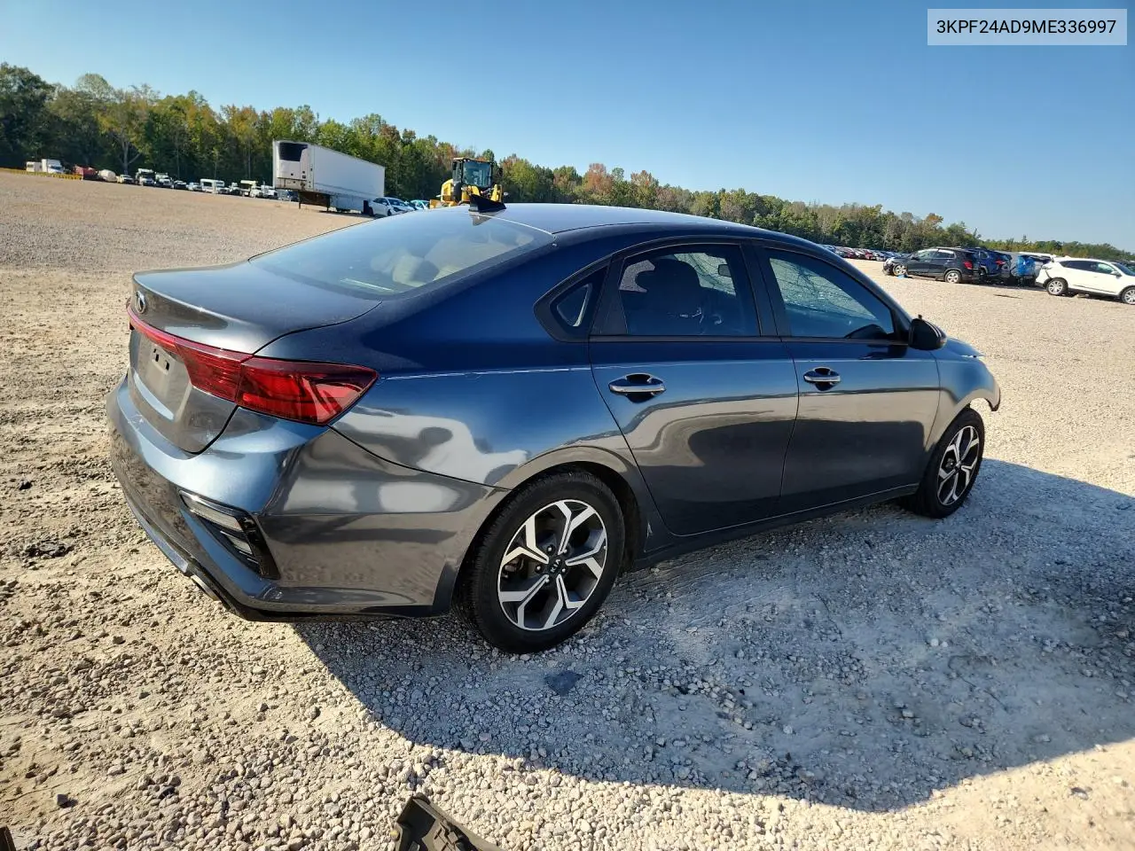 2021 KIA FORTE VIN 3KPF24AD9ME336997 — фото 3