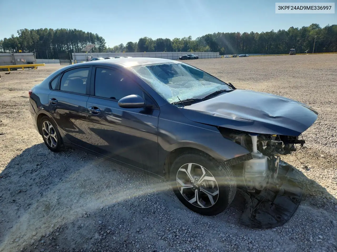 2021 KIA FORTE VIN 3KPF24AD9ME336997 — фото 4