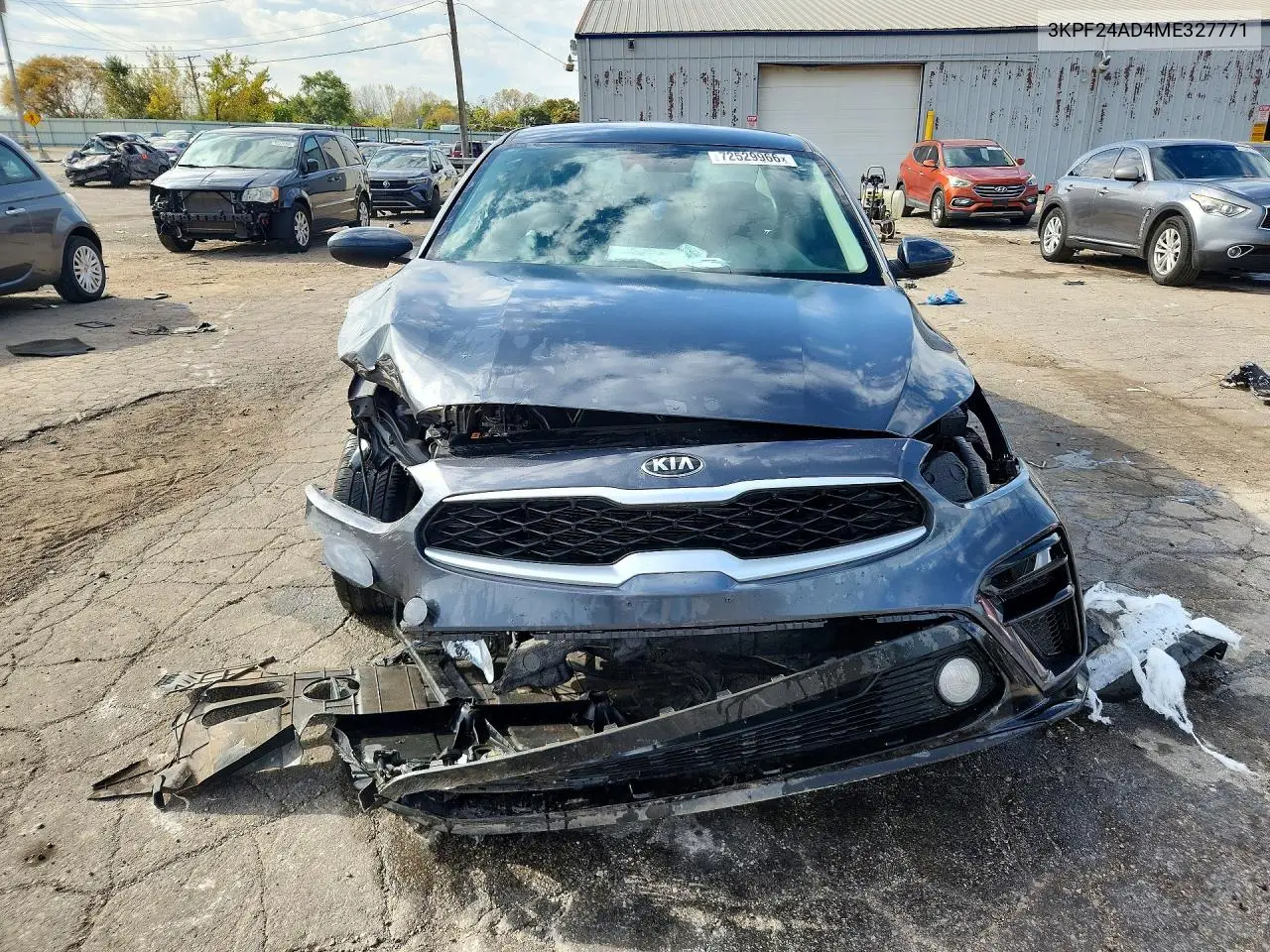 2021 KIA FORTE VIN 3KPF24AD4ME327771 — фото 5
