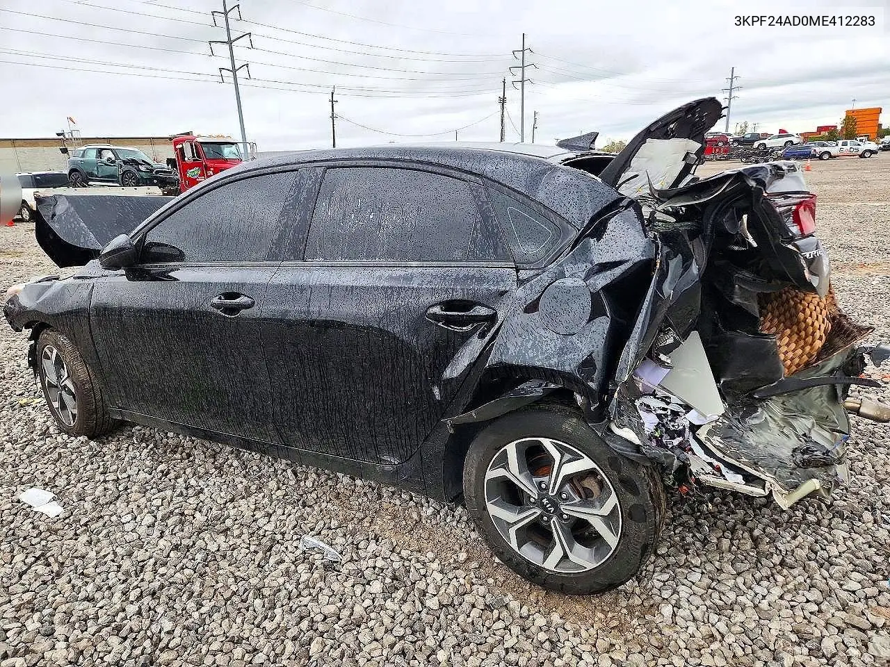 2021 KIA FORTE VIN 3KPF24AD0ME412283 — фото 2