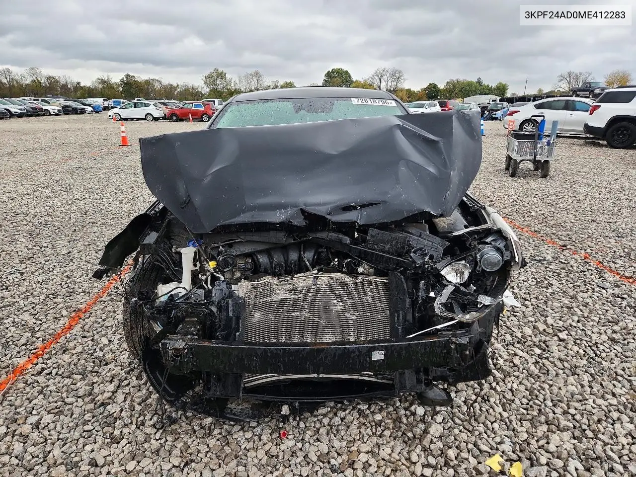 2021 KIA FORTE VIN 3KPF24AD0ME412283 — фото 5