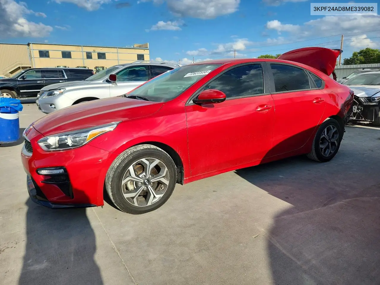 2021 KIA FORTE VIN 3KPF24AD8ME339082 — фото 5