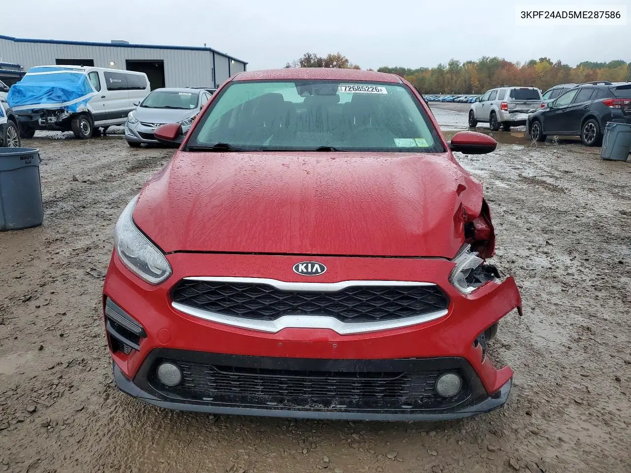 2021 KIA FORTE VIN 3KPF24AD5ME287586 — фото 5