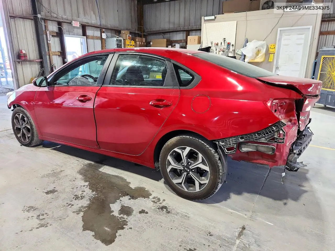 2021 KIA FORTE VIN 3KPF24AD9ME334375 — фото 2