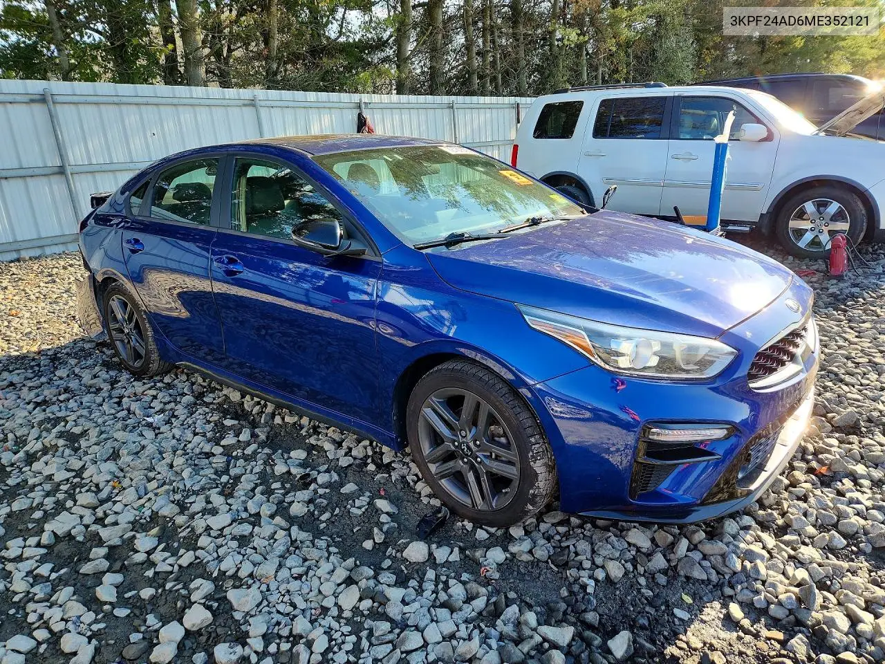 2021 KIA FORTE VIN 3KPF24AD6ME352121 — фото 4