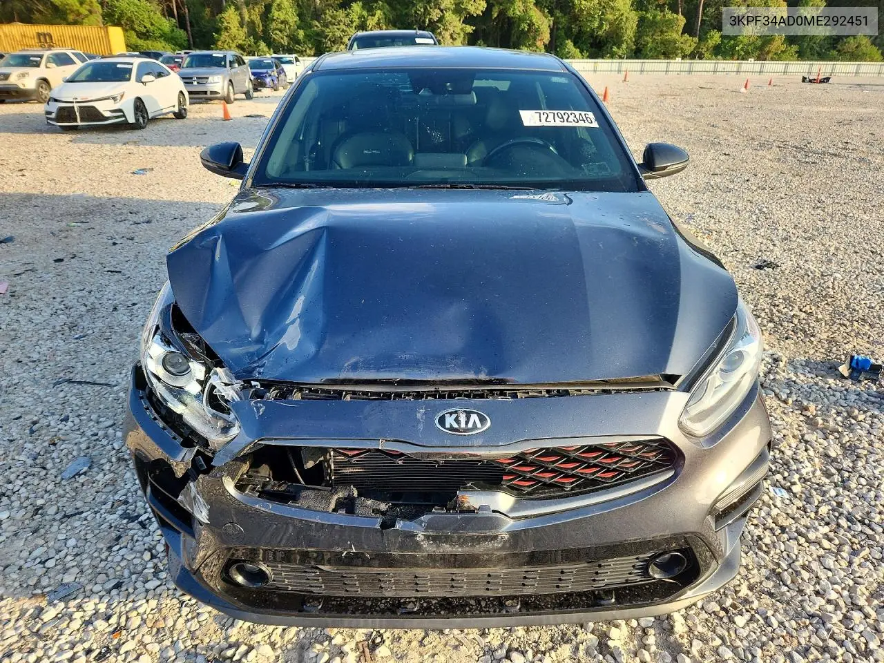 2021 KIA FORTE VIN 3KPF34AD0ME292451 — фото 5