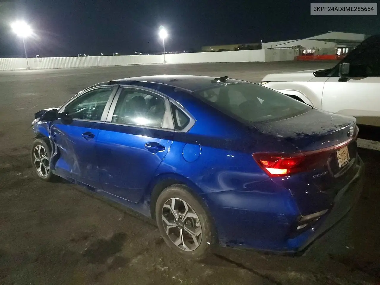 2021 KIA FORTE VIN 3KPF24AD8ME285654 — фото 2