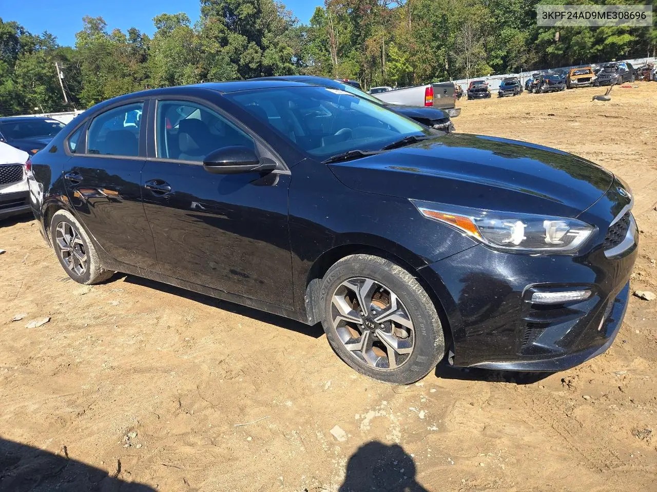 2021 KIA FORTE VIN 3KPF24AD9ME308696 — фото 4