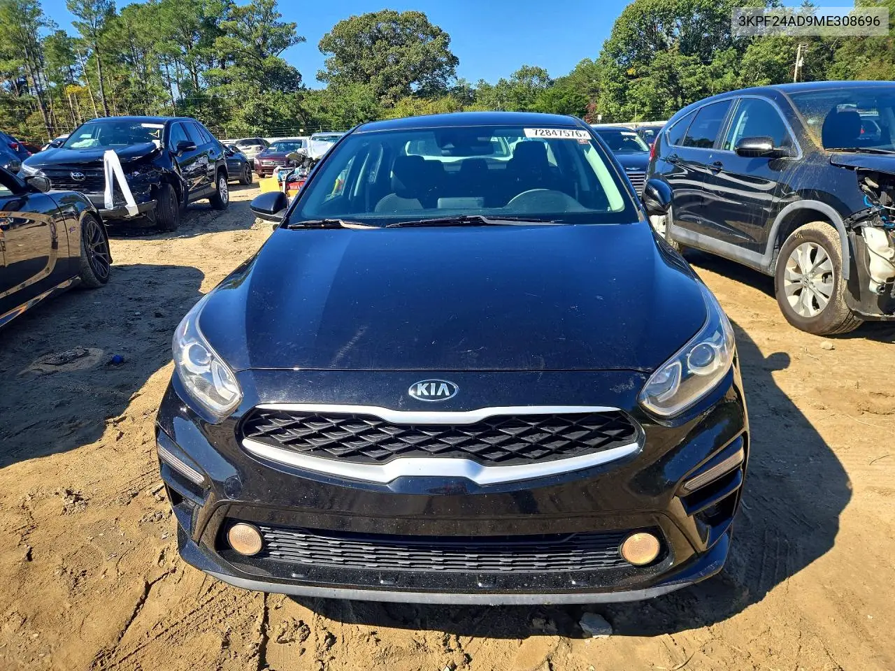2021 KIA FORTE VIN 3KPF24AD9ME308696 — фото 5