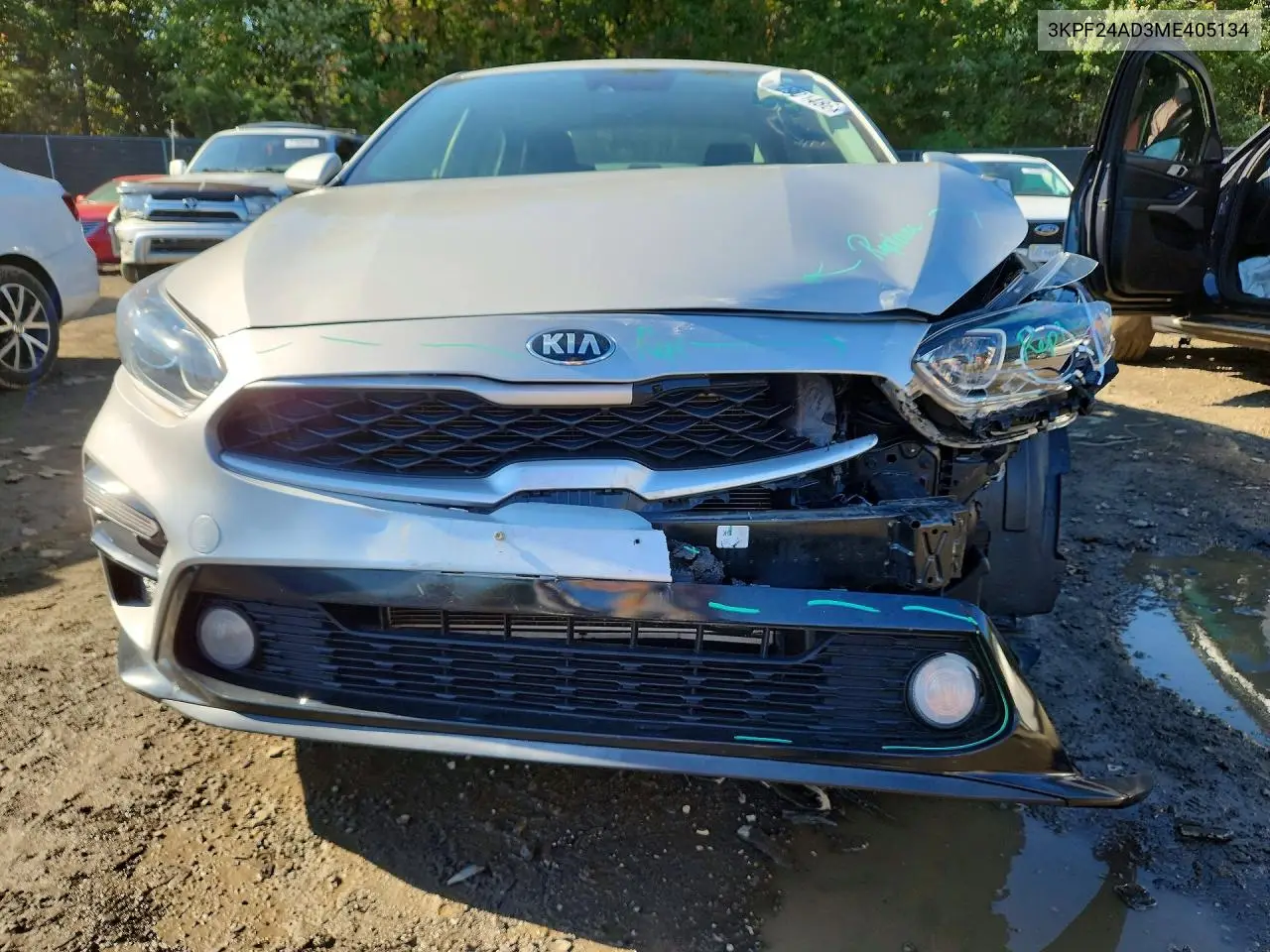 2021 KIA FORTE VIN 3KPF24AD3ME405134 — фото 5