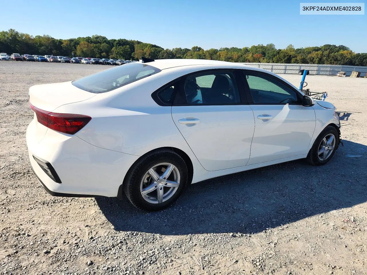 2021 KIA FORTE VIN 3KPF24ADXME402828 — фото 3