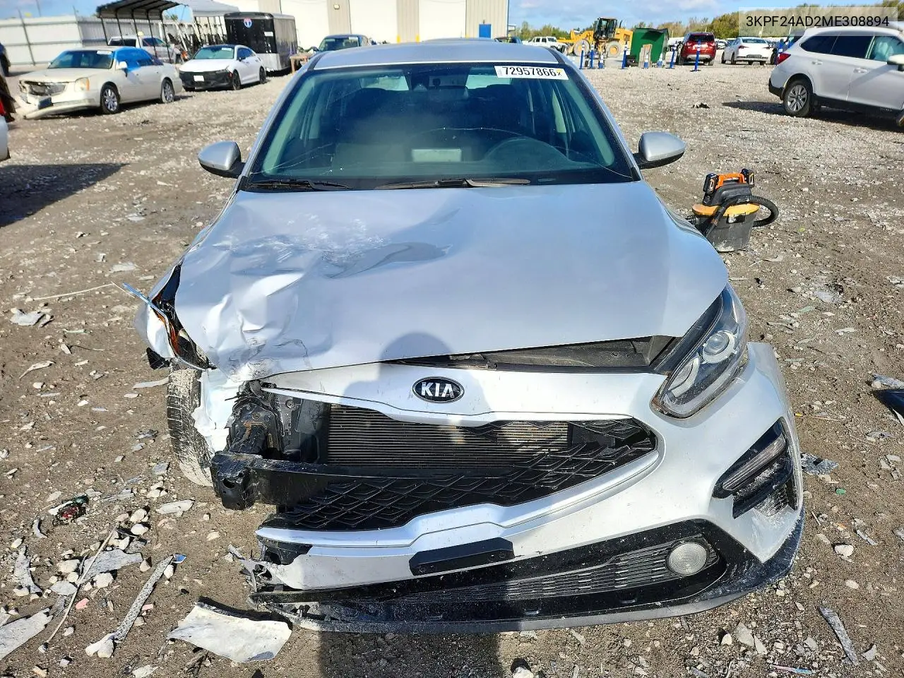 2021 KIA FORTE VIN 3KPF24AD2ME308894 — фото 5