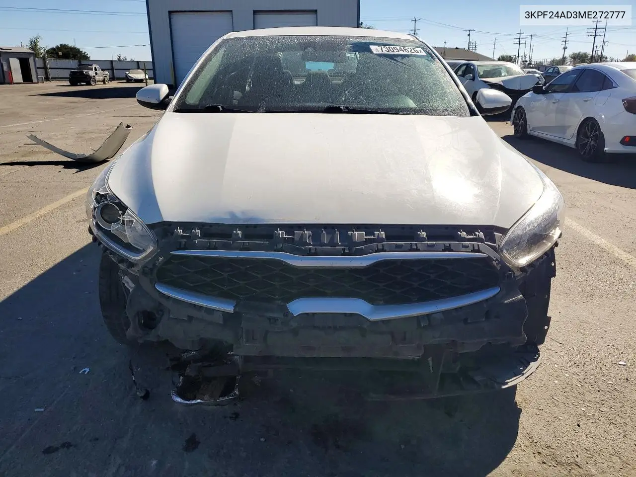 2021 KIA FORTE VIN 3KPF24AD3ME272777 — фото 5