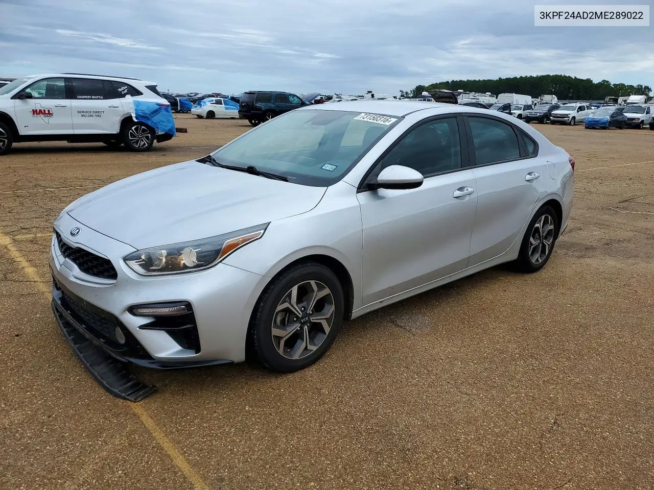 KIA FORTE 2021, VIN 3KPF24AD2ME289022