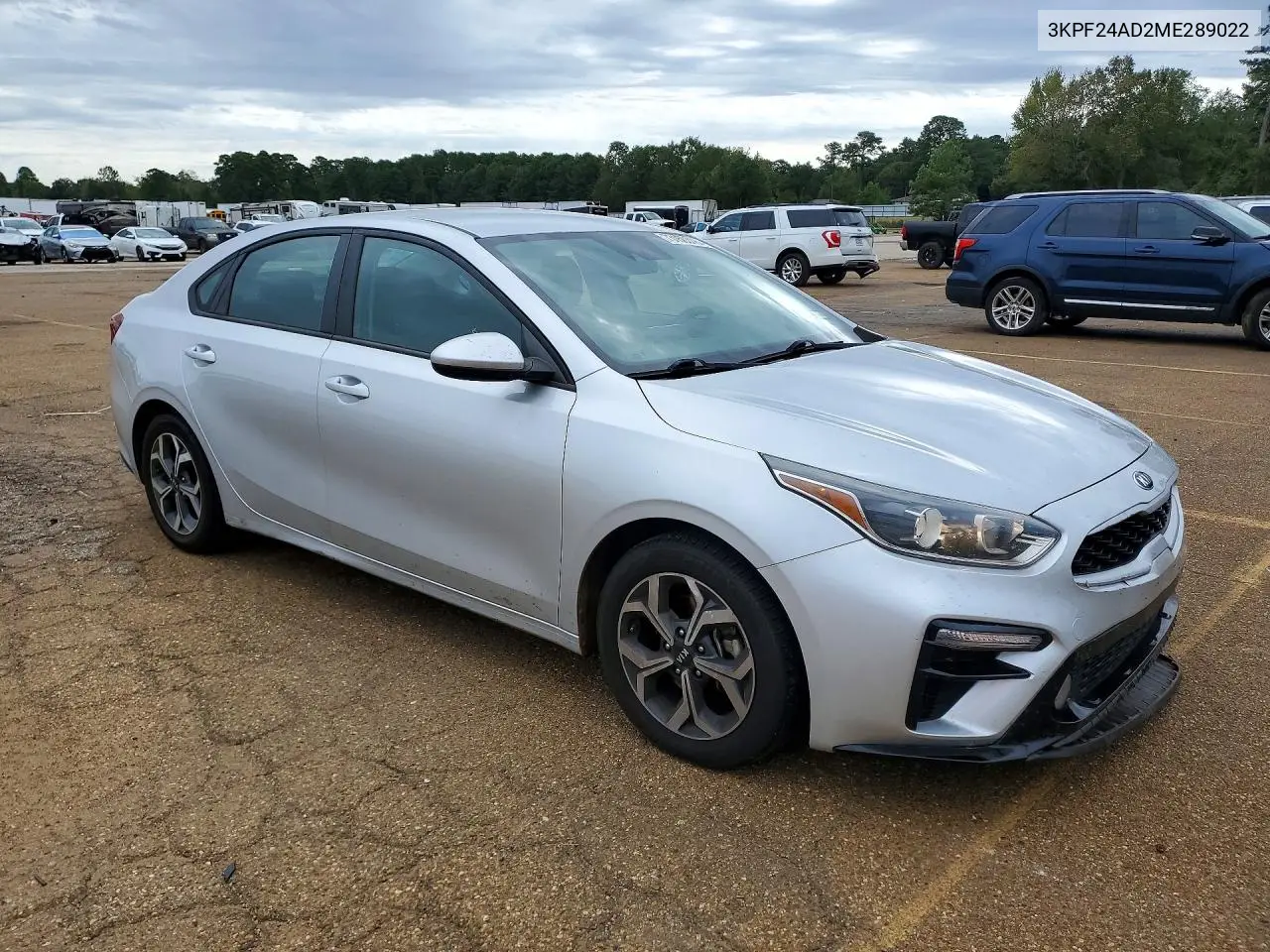 2021 KIA FORTE VIN 3KPF24AD2ME289022 — фото 4