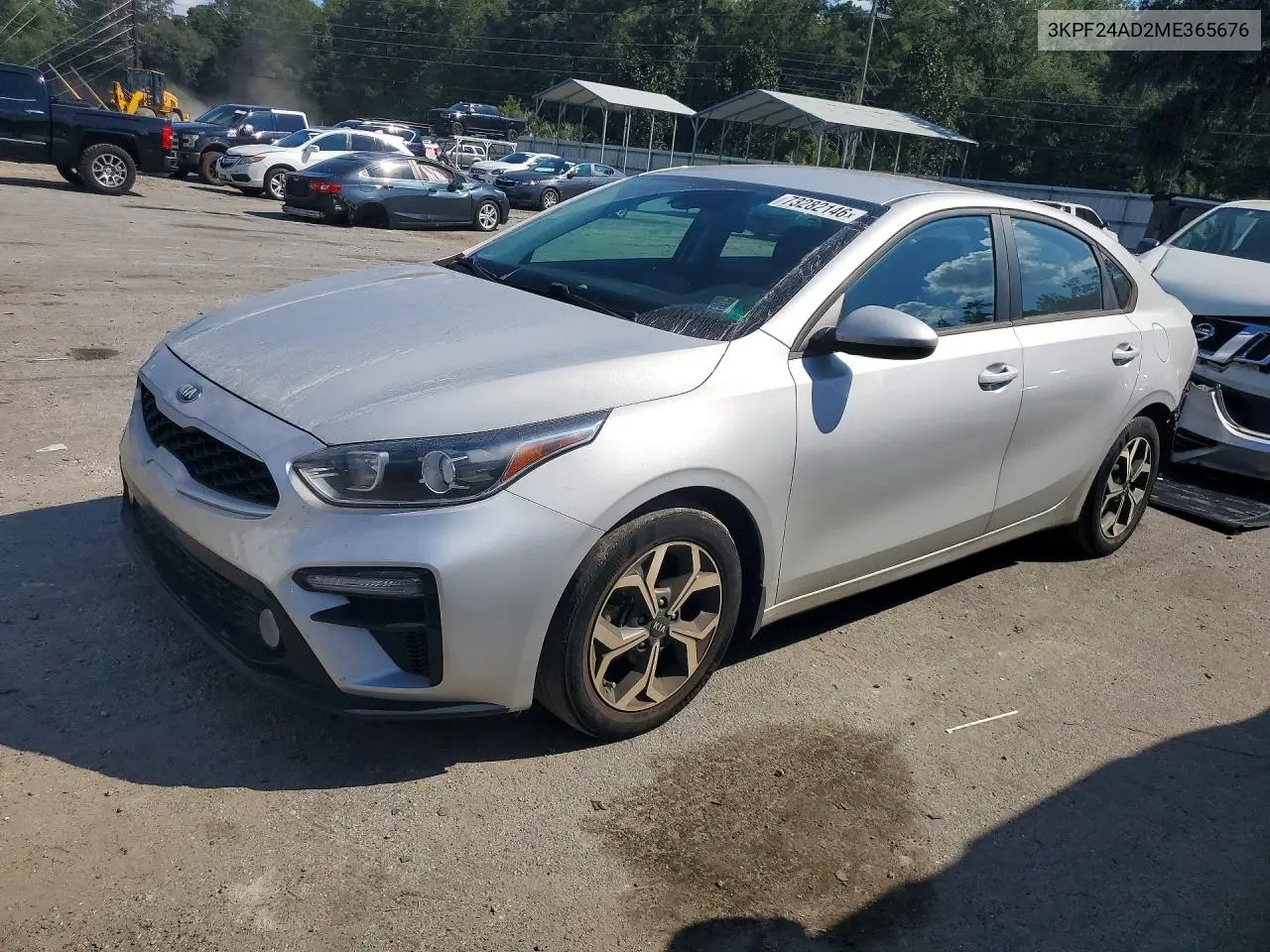 KIA FORTE 2021, VIN 3KPF24AD2ME365676