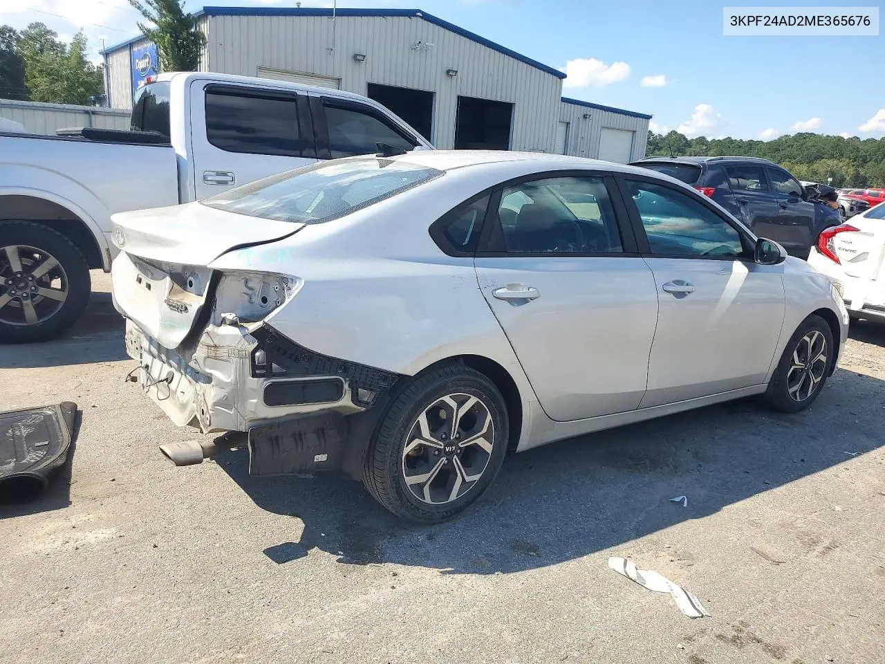 2021 KIA FORTE VIN 3KPF24AD2ME365676 — фото 3